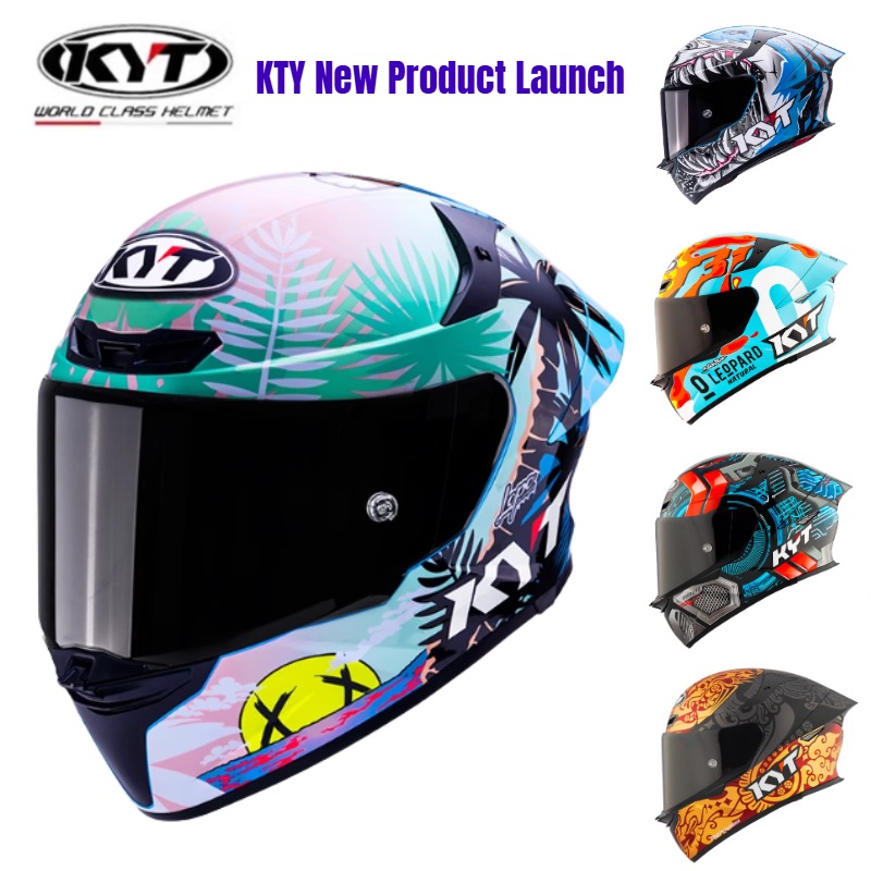 Carbon Fiber Lightweight Motorcycle Helmet - Original KYT ST Carbon Fiber Motorcycle