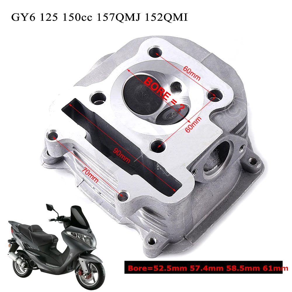 Scooter Parts - GY6 Cylinder Head Motorcycle Parts GY6