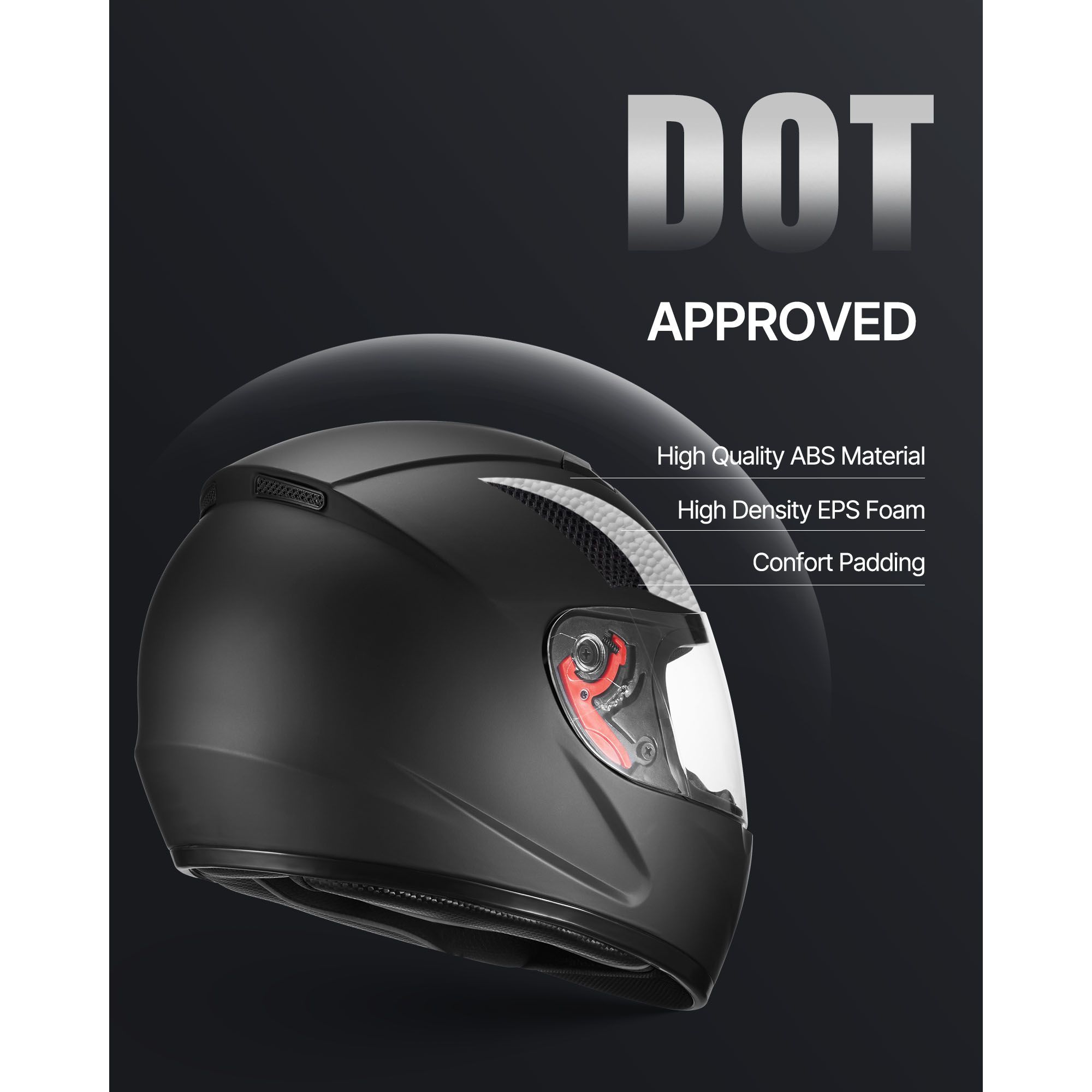 Motorcycle Helmet, Full Face,  - Dual Visor Motorcycle Racing Helmet recension och pris