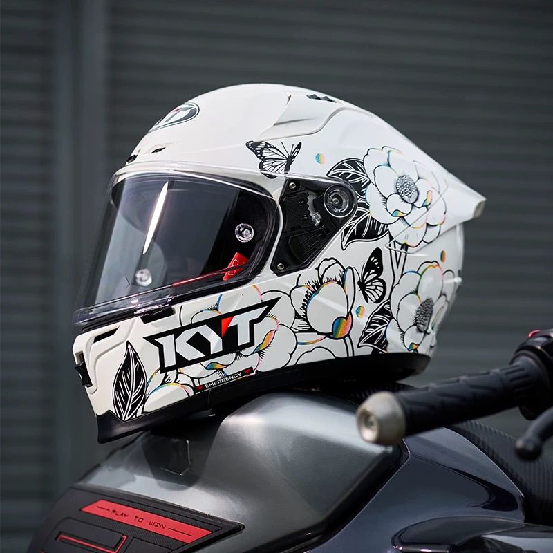 HOT KYT ST Carbon Fiber Motorc - Carbon Fiber Lightweight Motorcycle Helmet recension och pris