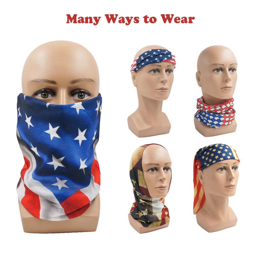 USA Flag Pattern Sun Protectiv - Riding Gear recension och pris