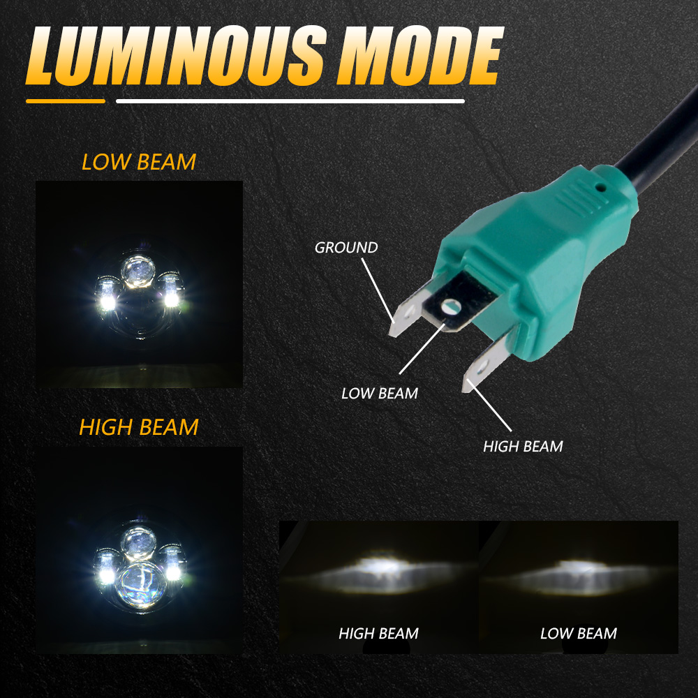 Universal 7 Inch LED Headlight - Universal Motorcycle Led Headlight Projector recension och pris