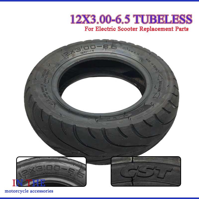 12 Inch 12x3.00-6.5 Tubeless F - Scooter Parts recension och pris