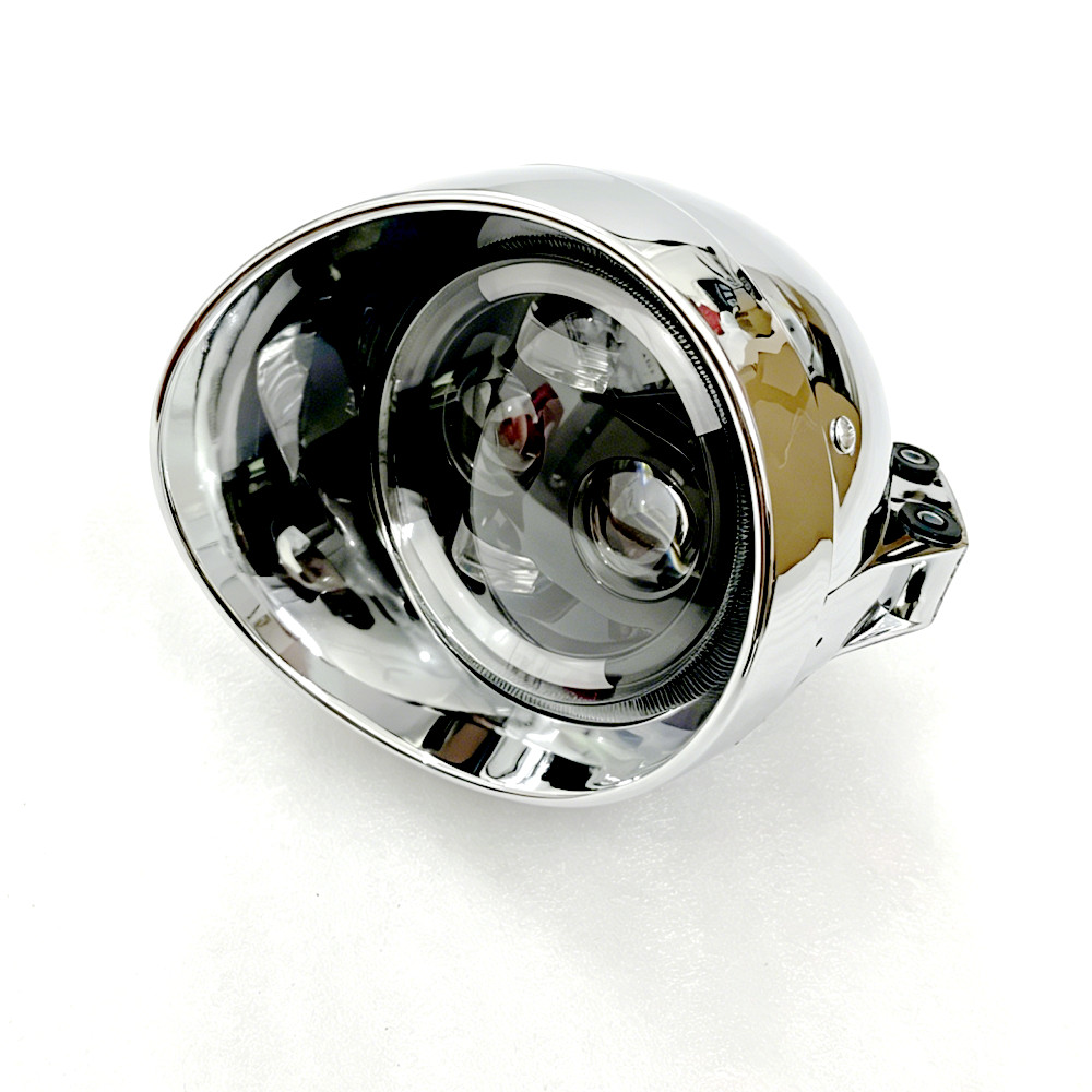 Universal Retro 12V Motorcycle - Universal Motorcycle Led Headlight Projector recension och pris