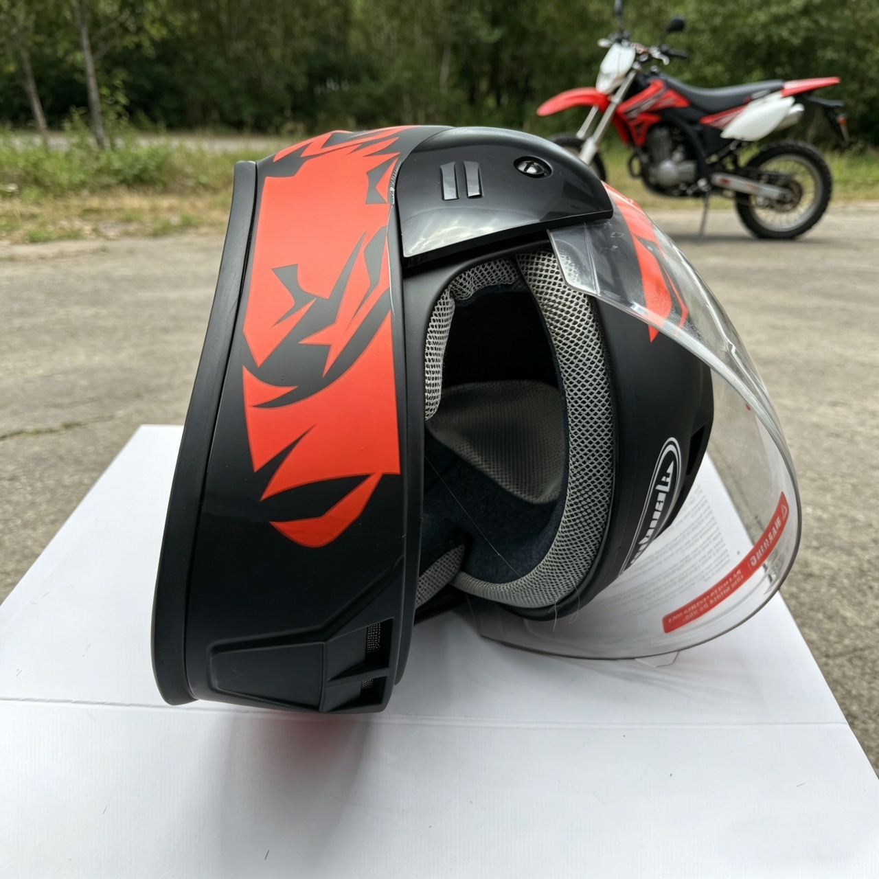 Full Face Motorcycle Helmet Du - Dual Visor Motorcycle Racing Helmet recension och pris
