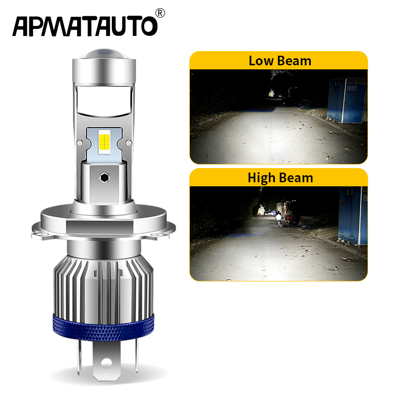 H4 HS1 LED Motorcycle Headligh - Universal Motorcycle Led Headlight Projector recension och pris