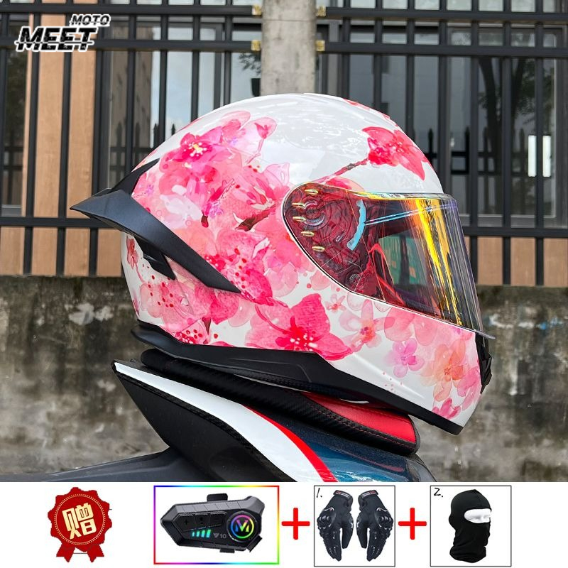 ORZ Motorcycle Bluetooth Helme - Full Face Motorcycle Helmet With Bluetooth recension och pris