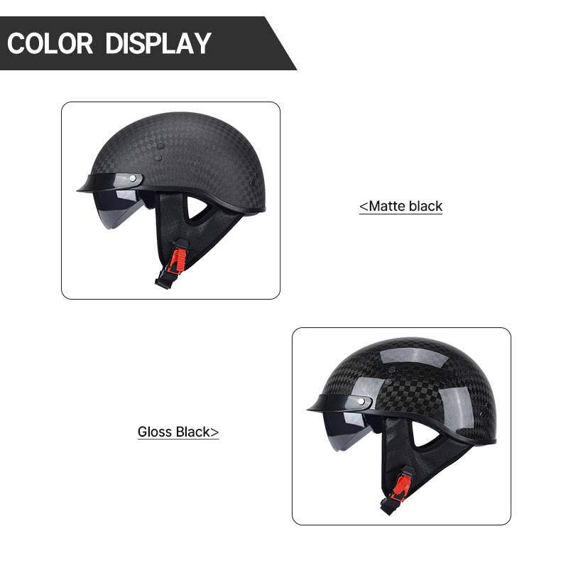 Light Weight 12K Gloss Black C - Carbon Fiber Lightweight Motorcycle Helmet recension och pris