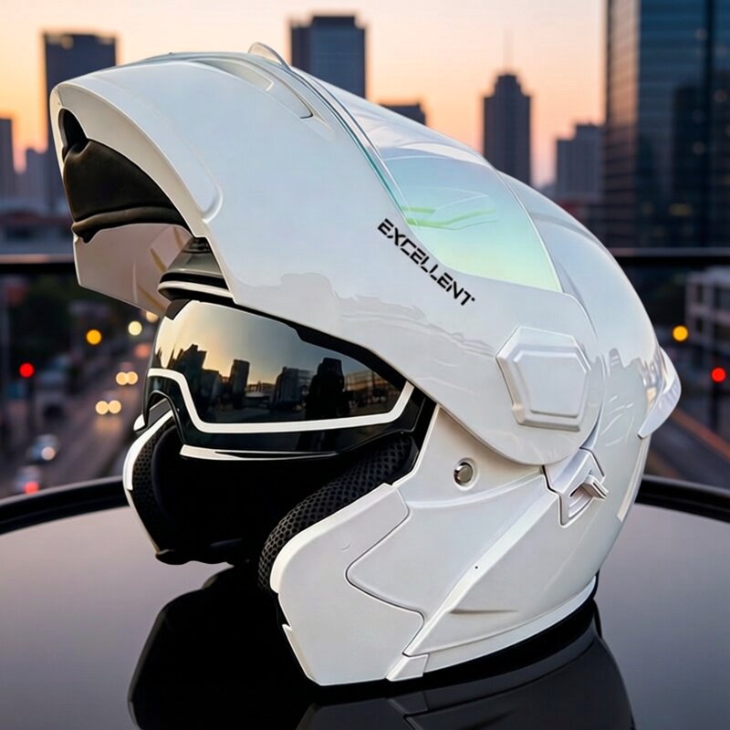 Four‑Season Modular Motorcycle - Motorcycle Helmet Inner Sun Visor Lens recension och pris