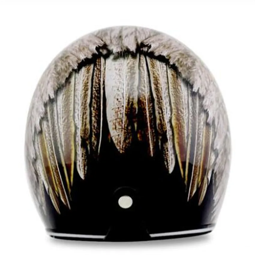 Black Vintage Motorcycle Helme - Vintage Open Face Retro Helmet recension och pris
