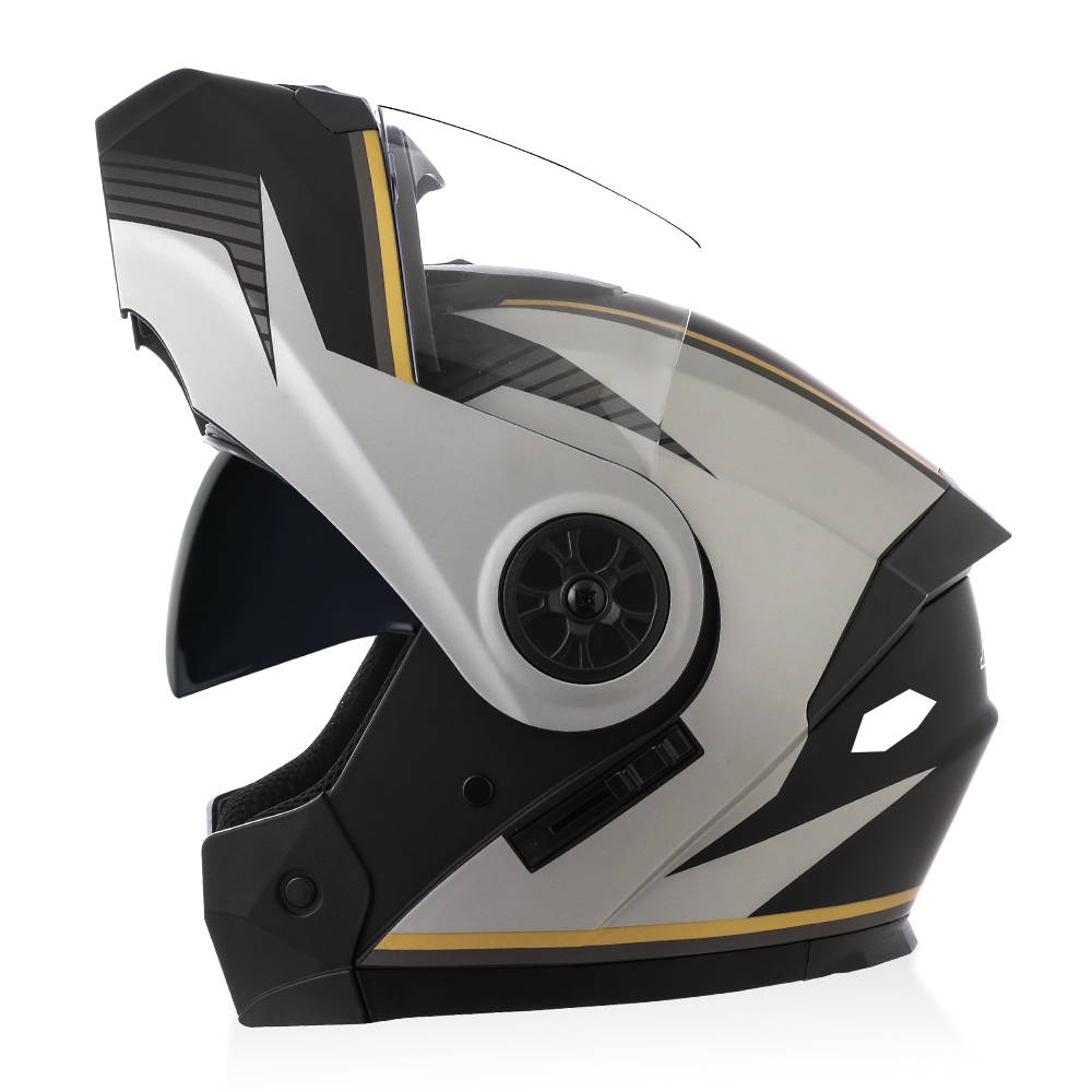BLD New Arrival High Quality M - Modular Flip Up Motorcycle Helmet Dot Approved recension och pris