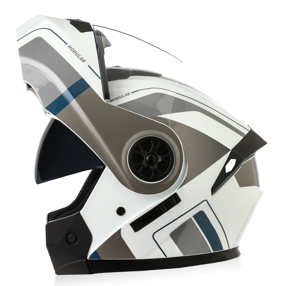 BLD New Arrival High Quality M - Modular Flip Up Motorcycle Helmet Dot Approved recension och pris