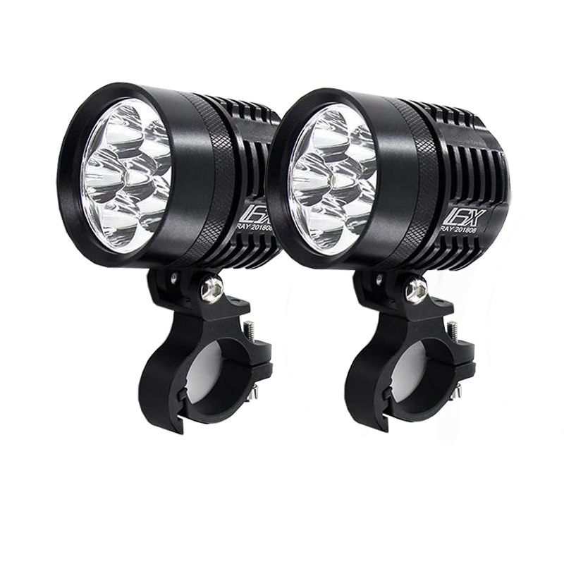 2PCS Universal L6X Headlight L - Universal Motorcycle Led Headlight Projector recension och pris