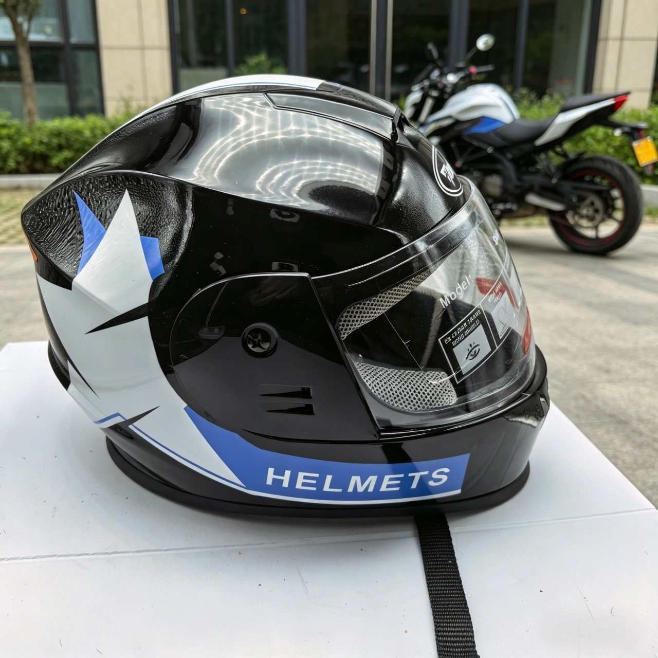 Full Face Motorcycle Helmet Du - Dual Visor Motorcycle Racing Helmet recension och pris