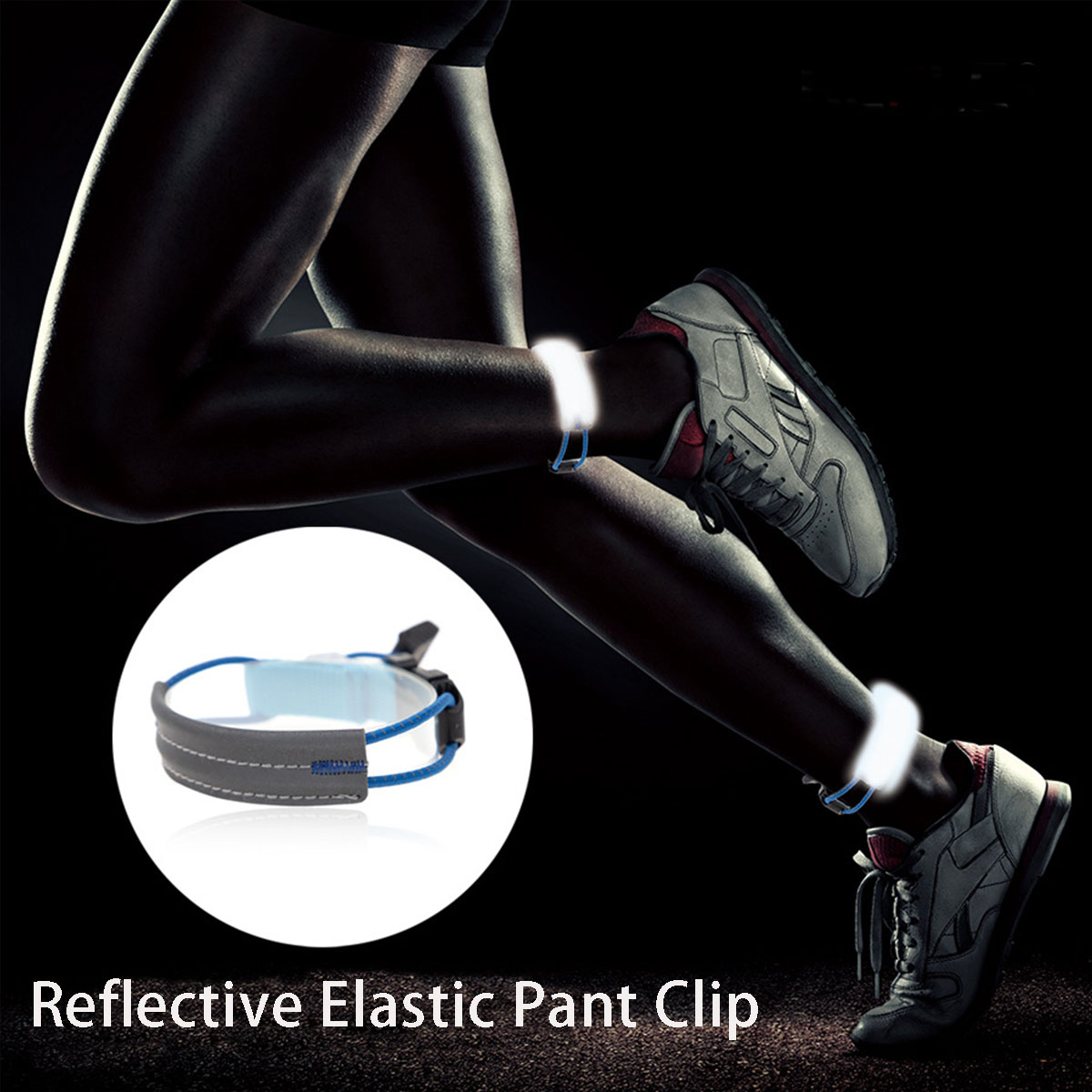 Elastic Reflective Cycling Leg - Riding Gear recension och pris