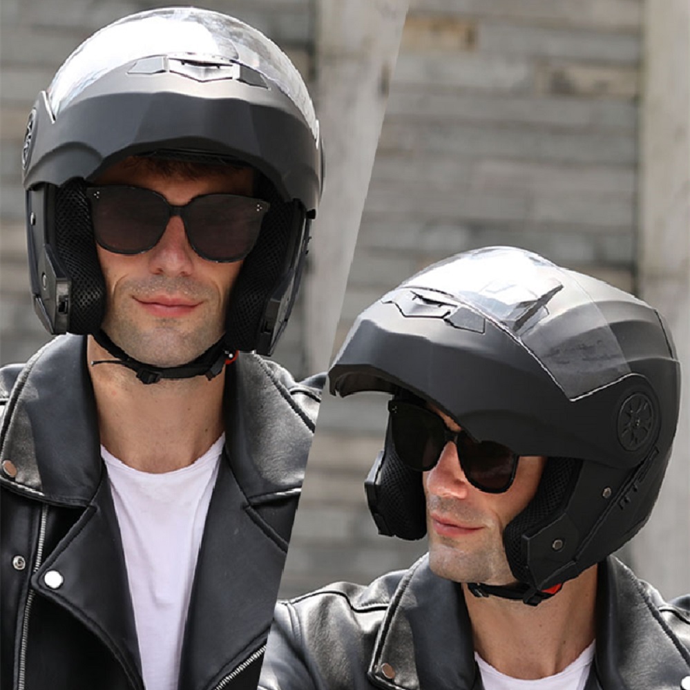 Double Visors Bluetooth Helmet - Full Face Motorcycle Helmet With Bluetooth recension och pris