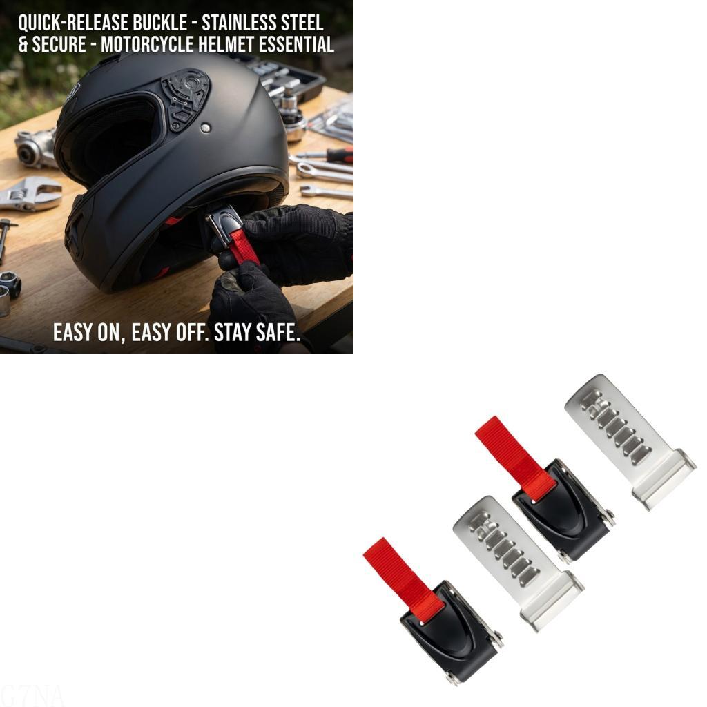 G7NA Motorcycle Helmets necess - Quick Release Buckle Motorcycle Helmet recension och pris