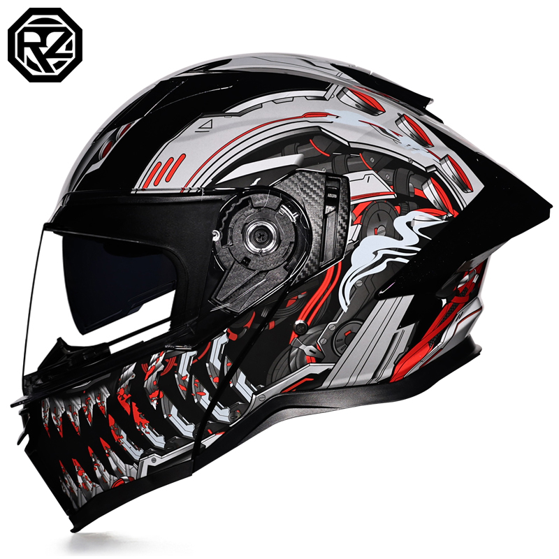 ORZ-997 Modular Flip Up Motorc - Modular Flip Up Motorcycle Helmet Dot Approved recension och pris
