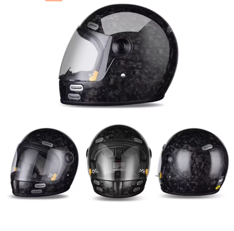 High strength and lightweight  - Carbon Fiber Lightweight Motorcycle Helmet recension och pris