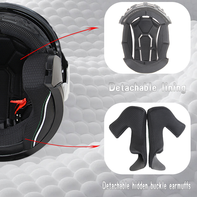 715 Motorcycle Dual Visor Flip - Dual Visor Motorcycle Racing Helmet recension och pris