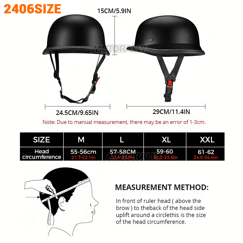Motorcycle Helmet Vintage Moto - Vintage Open Face Retro Helmet recension och pris
