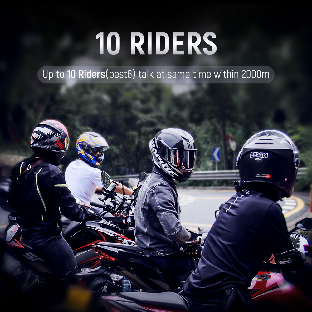 Lexin B4FM-X Bluetooth Motorcy - Full Face Motorcycle Helmet With Bluetooth recension och pris