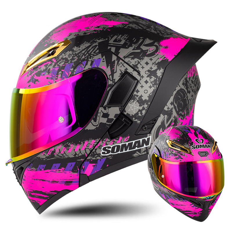 DOT Approved Men Motorcycle He - Modular Flip Up Motorcycle Helmet Dot Approved recension och pris