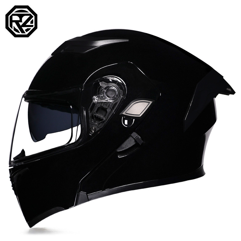 ORZ Motorcycle helmets Double  - Modular Flip Up Motorcycle Helmet Dot Approved recension och pris