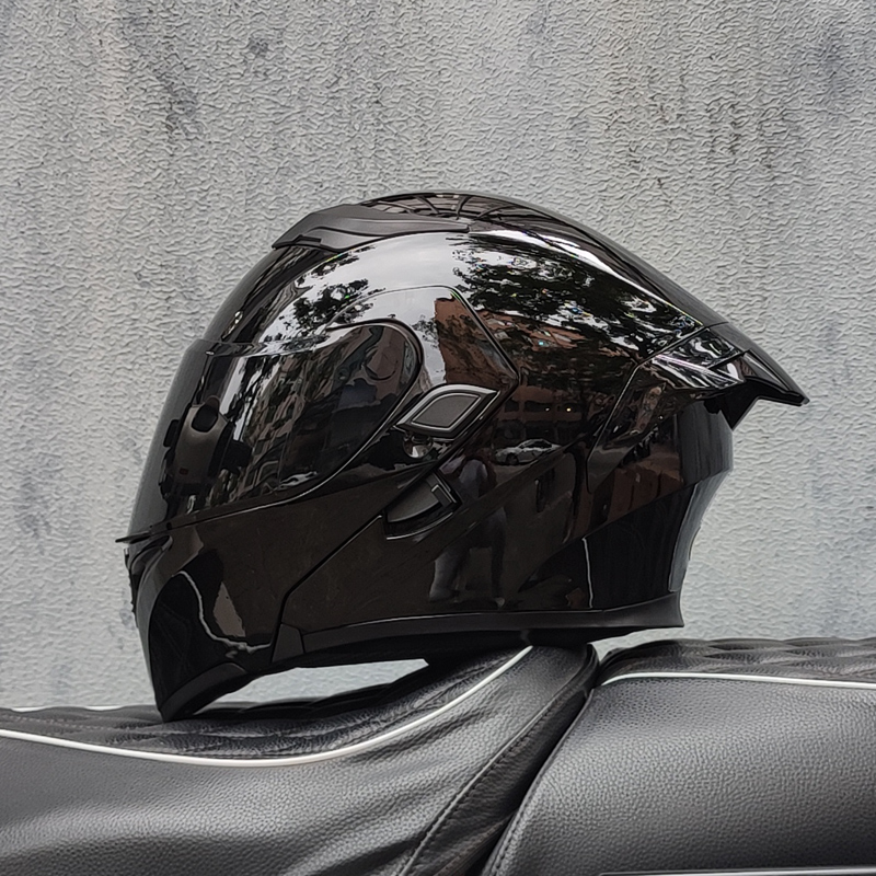 ORZ Motorcycle helmets Double  - Modular Flip Up Motorcycle Helmet Dot Approved recension och pris