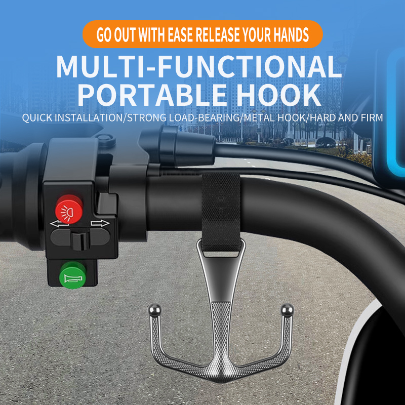 Electric bike hook, front univ - Motorcycle Helmets recension och pris
