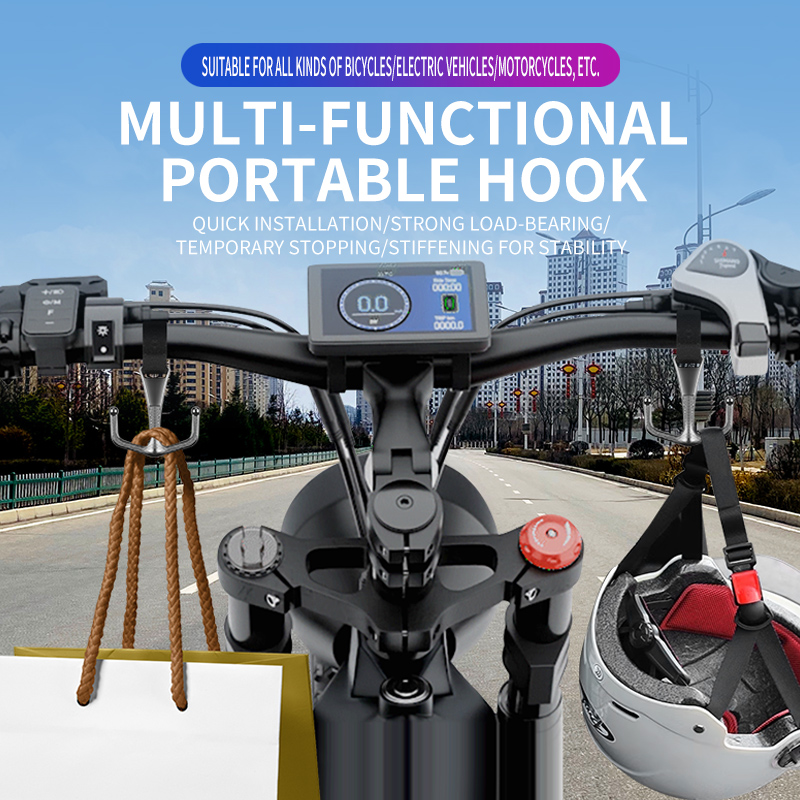 Electric bike hook, front univ - Motorcycle Helmets recension och pris