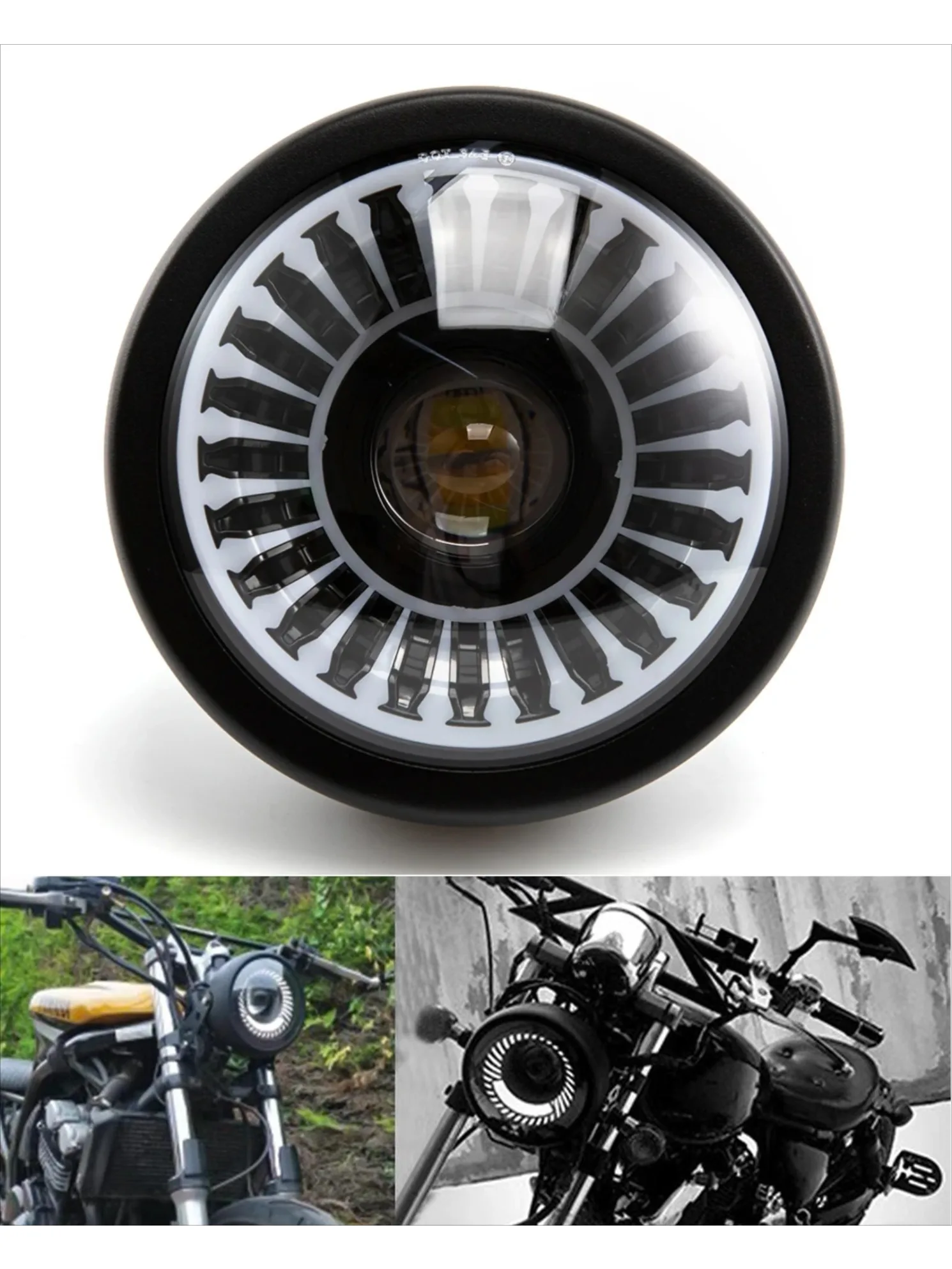 Motorcycle 6.5 Inch Universal  - Universal Motorcycle Led Headlight Projector recension och pris
