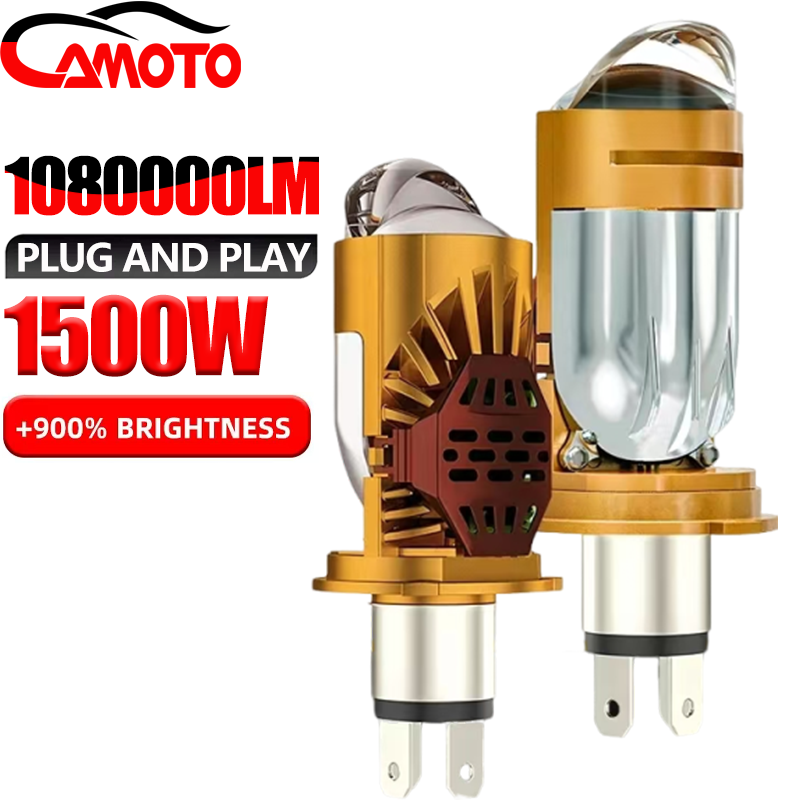 CAMOTO Bi LED Lens Projector H - Universal Motorcycle Led Headlight Projector recension och pris