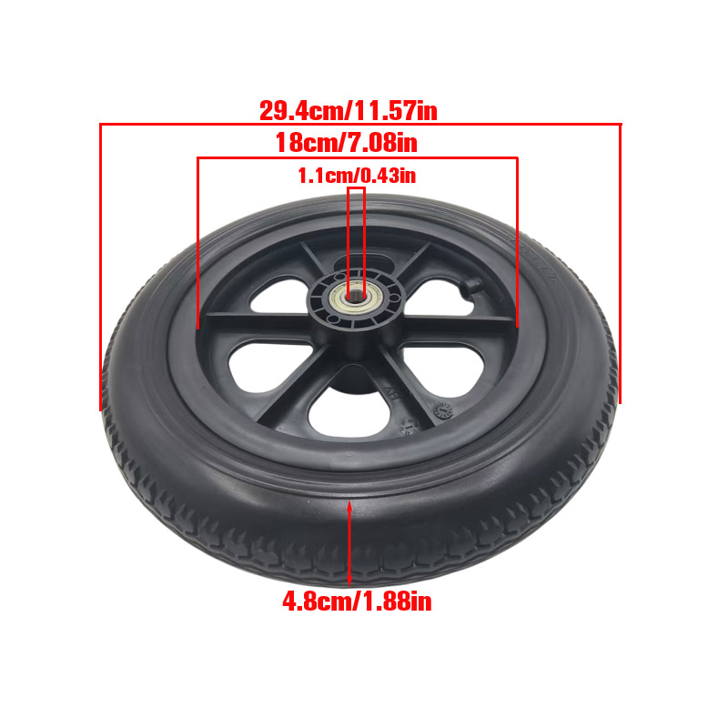 12 inch 12 1/2 x 2 1/4 solid i - Scooter Parts recension och pris