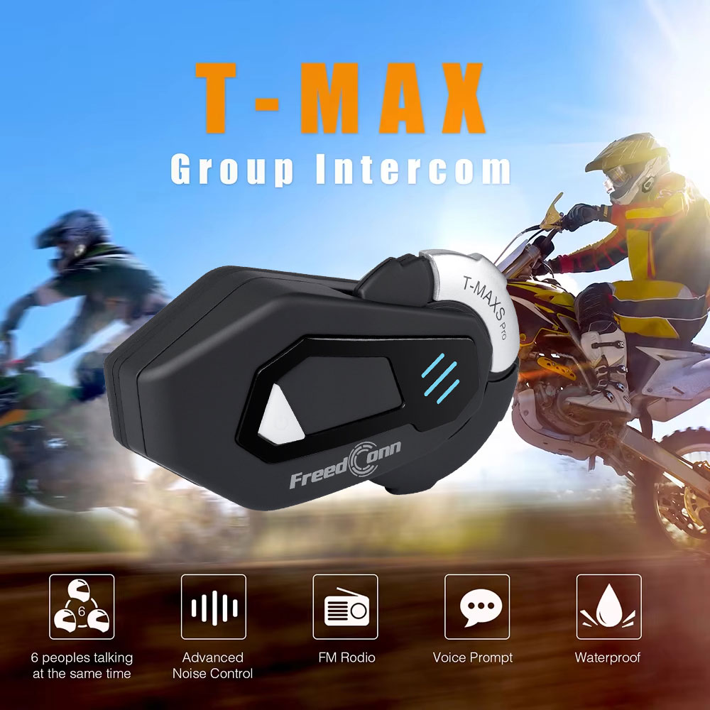 FreedConn T MAX S PRO Motorcyc - Full Face Motorcycle Helmet With Bluetooth recension och pris