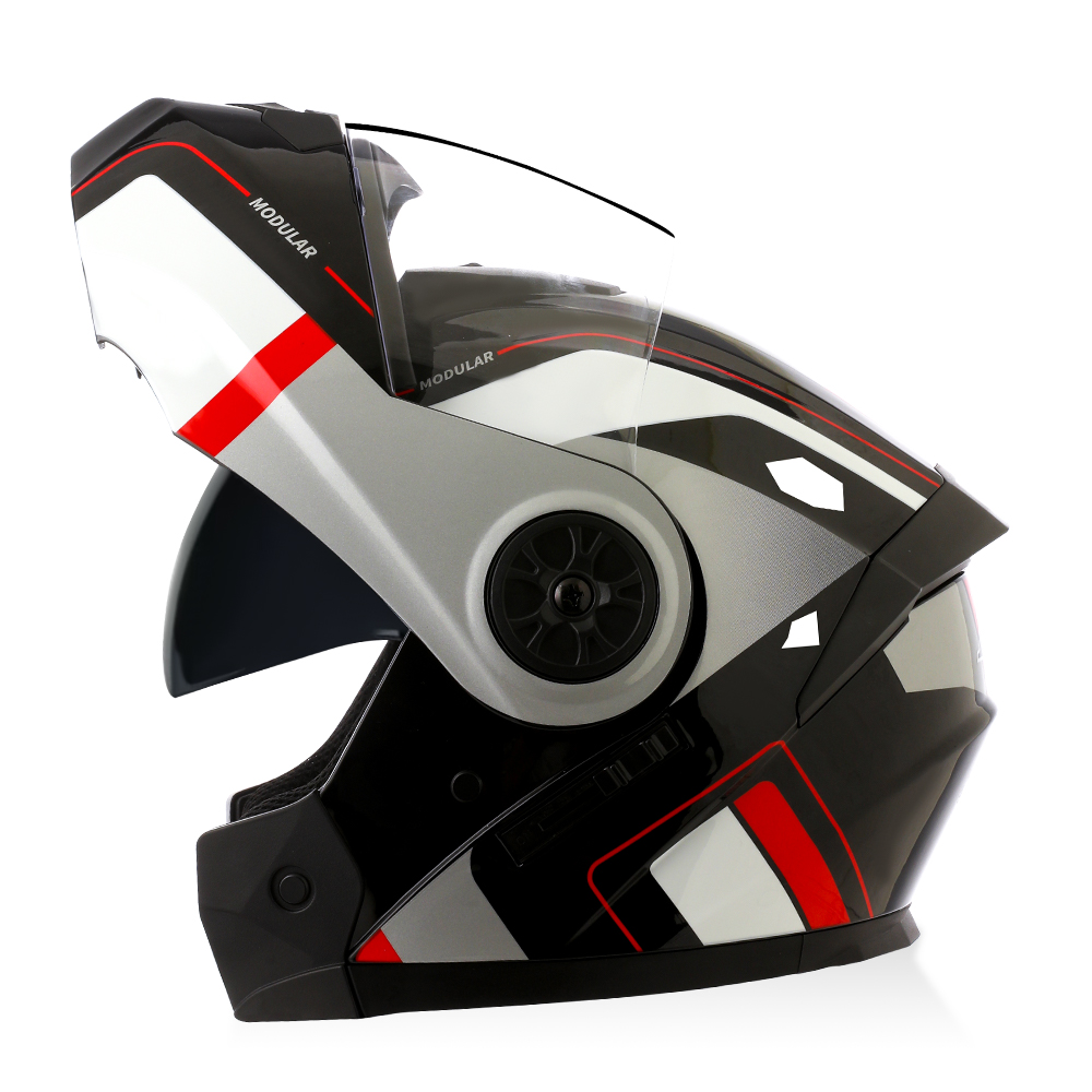 High Quality Modular Flip Up H - Modular Flip Up Motorcycle Helmet Dot Approved recension och pris