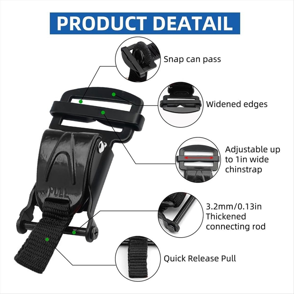Compatible Helmet Quick Releas - Quick Release Buckle Motorcycle Helmet recension och pris