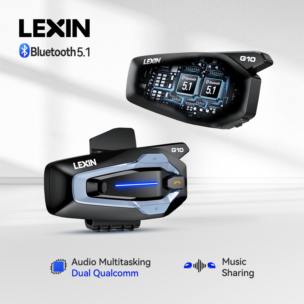 NEW-LEXIN G10 Motorcycle Helme - Universal Motorcycle Helmet Intercom Headset recension och pris