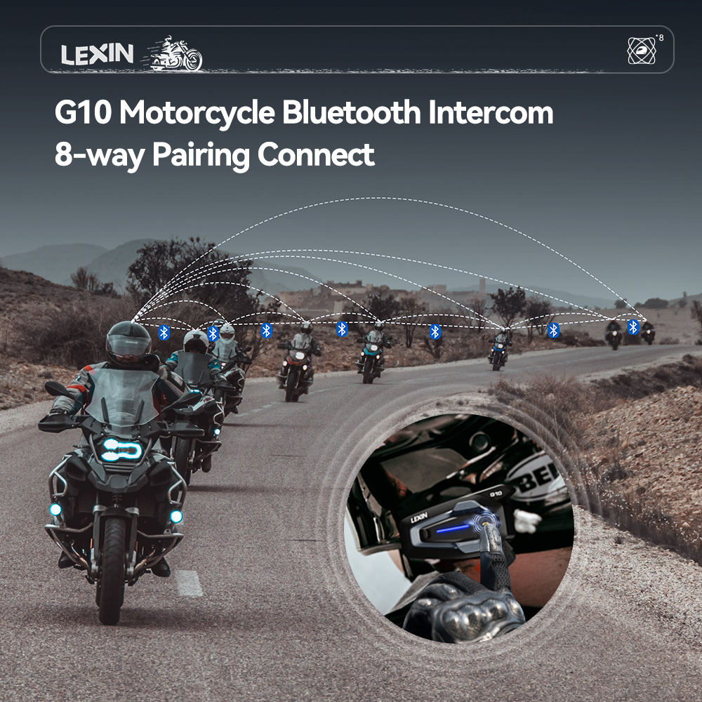 NEW-LEXIN G10 Motorcycle Helme - Universal Motorcycle Helmet Intercom Headset recension och pris