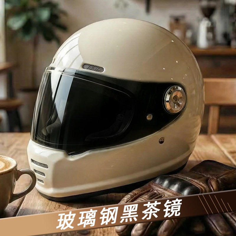 Carbon Fiber Retro Helmet Moto - Carbon Fiber Lightweight Motorcycle Helmet recension och pris