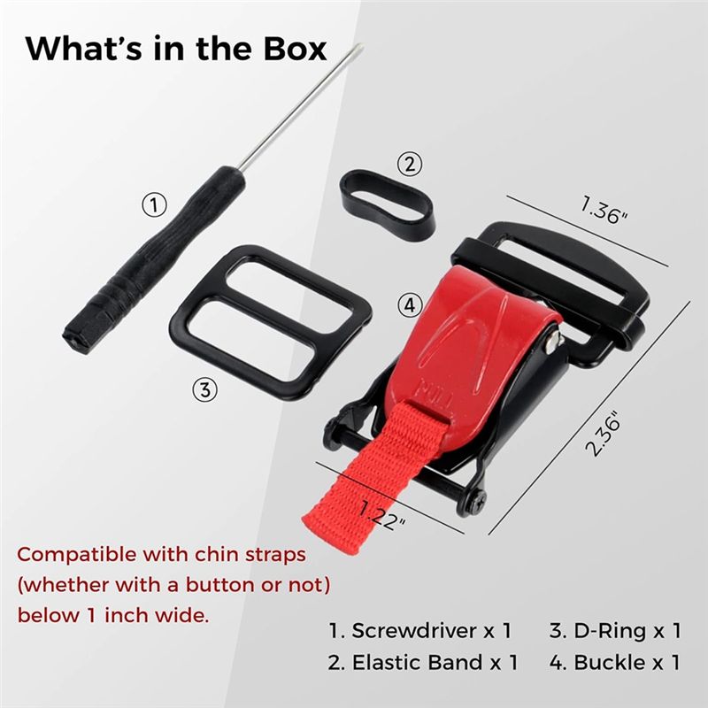 WF-Helmet Quick Release Buckle - Quick Release Buckle Motorcycle Helmet recension och pris