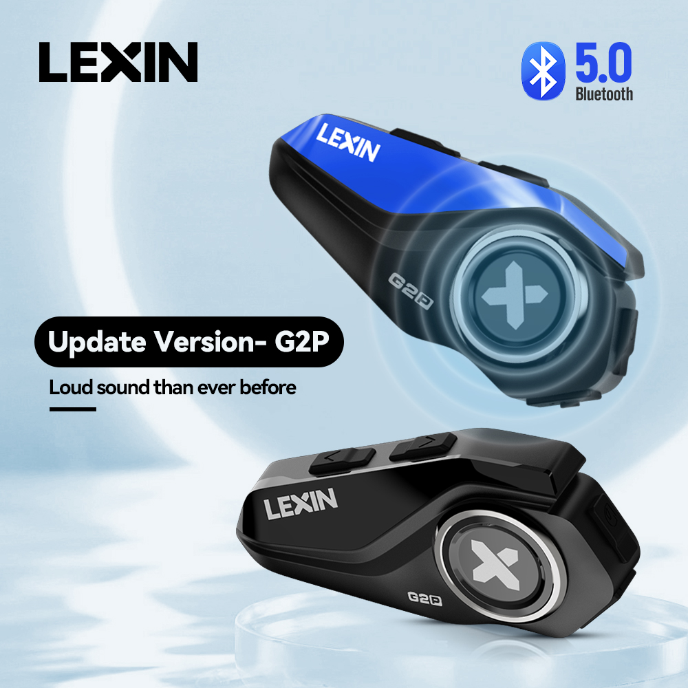 Lexin-G2P Motorcycle Helmet Bl - Universal Motorcycle Helmet Intercom Headset recension och pris