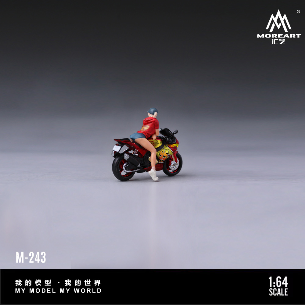 MoreArt 1:64 Resin Model Motor - Motorcycle Parts recension och pris