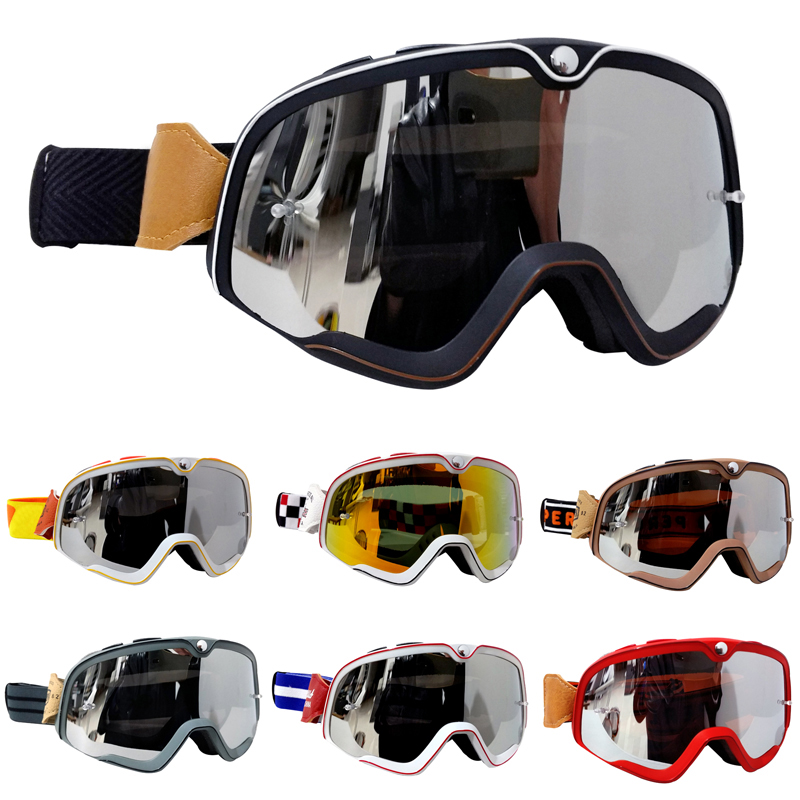 Retro Motocross Goggles MX Off - Off Road Motocross Helmet Goggles Set recension och pris