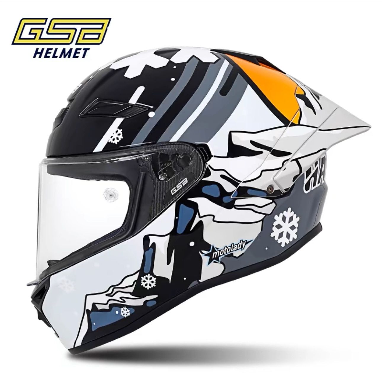 GSB Carbon Fiber Helmet RC5 Mo - Carbon Fiber Lightweight Motorcycle Helmet recension och pris