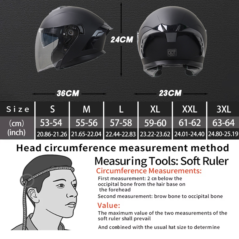 715-Motorcycle Dual Visor Flip - Dual Visor Motorcycle Racing Helmet recension och pris