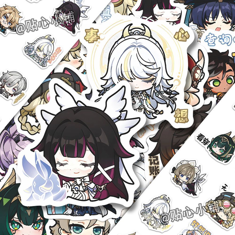 64PCS Genshin Impact Moon Maid - Motorcycle Helmets recension och pris
